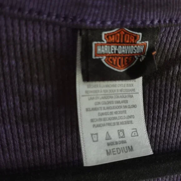 Harley-Davidson long sleeve t shirts - thermal - bundle of 3 - like new - size M - Picture 9 of 14